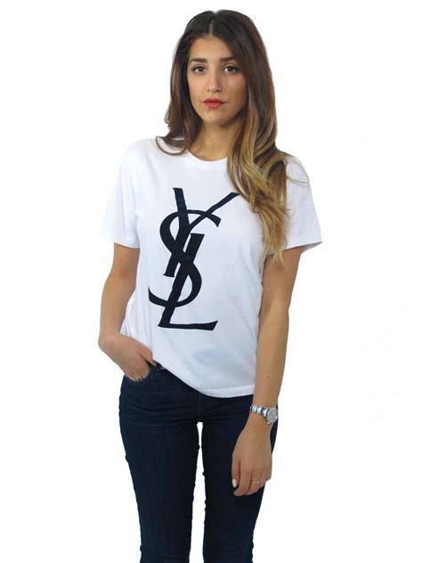 plus size ysl t shirt|saint laurent sweatshirt women's.